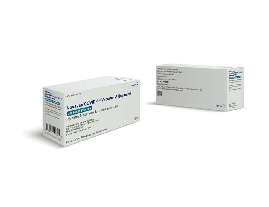 Novavax COVID-19 Vaccine, Adjuvanted 2024-2025 Formula.